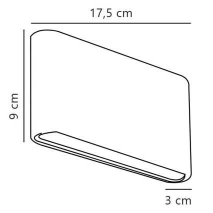 Nordlux - LED buitenwandlamp KINVER LED/8,5W/230V IP54 wit
