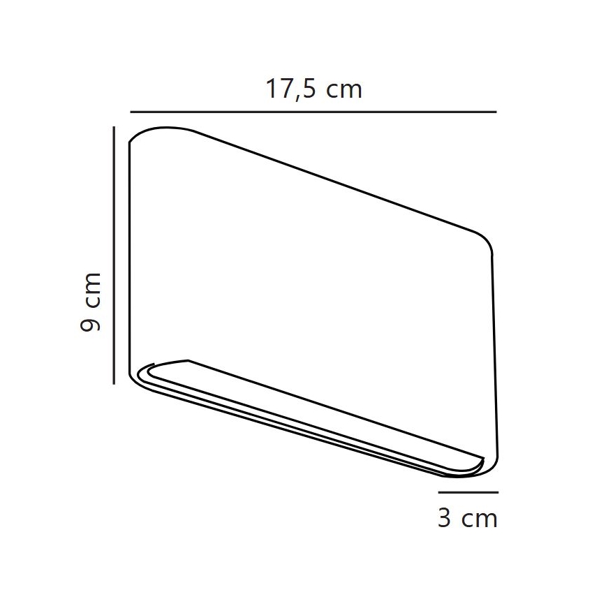 Nordlux - LED buitenwandlamp KINVER LED/8,5W/230V IP54 wit