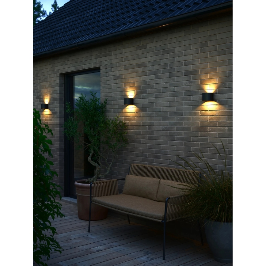 Nordlux - LED buitenwandlamp MILDA LED/4,9W/230V IP44 zwart