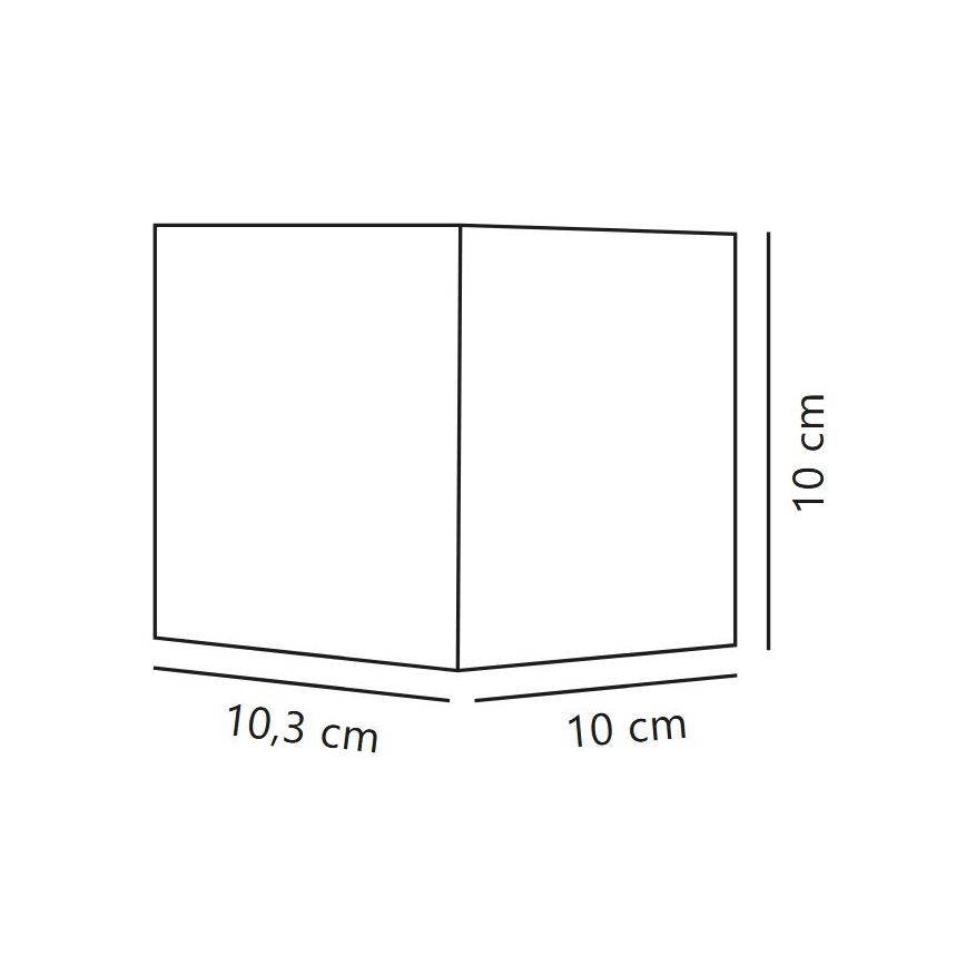 Nordlux - LED buitenwandlamp MILDA LED/4,9W/230V IP44 zwart