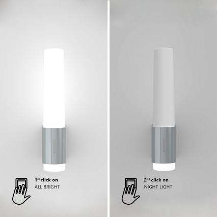 Nordlux - LED Dimbaar Badkamer wandlamp HELVA LED/6,8W/230V IP44 CRI 90 wit