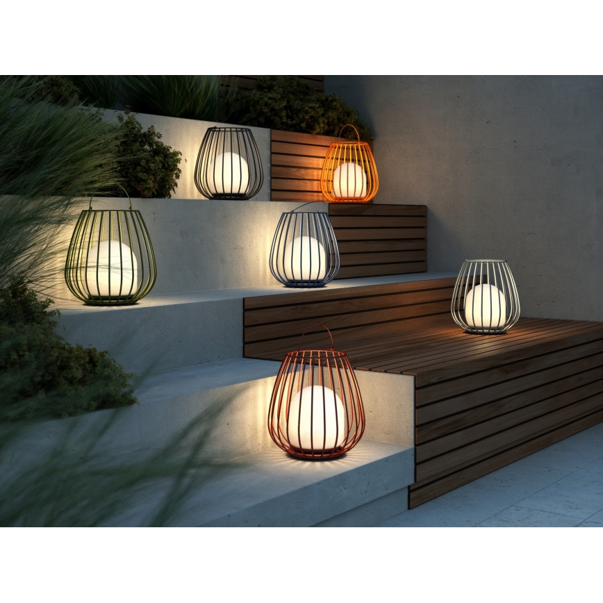 Nordlux - LED Dimbaar buitenshuis draagbaar lamp JIM TO-GO LED/3W/3,7V IP54 5000 mAh zwart