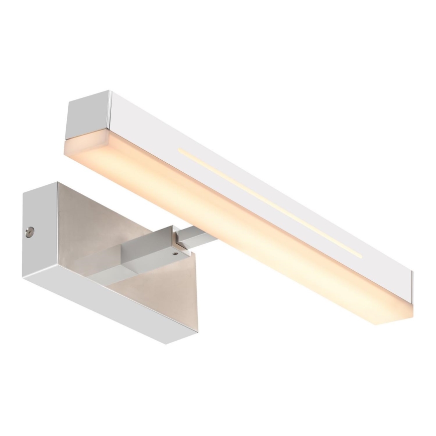 Nordlux - LED Dimbare badkamerspiegelverlichting OTIS LED/14W/230V IP44 40 cm zilver