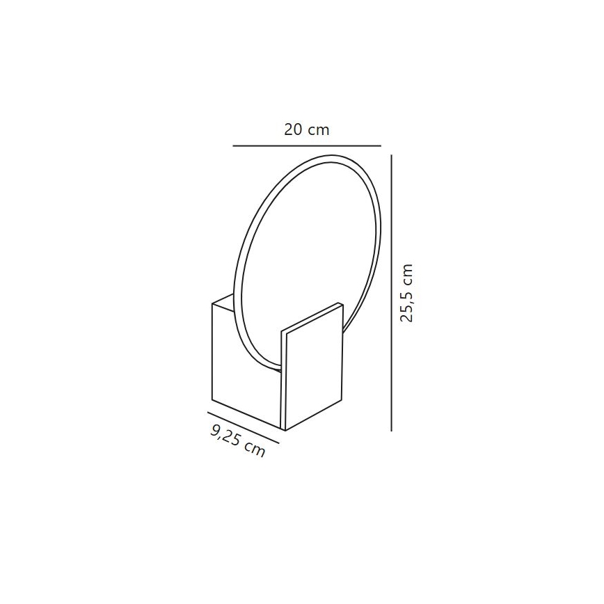 Nordlux - LED dimbare wandlamp voor badkamer HESTER LED/9,5W/230V IP44 wit