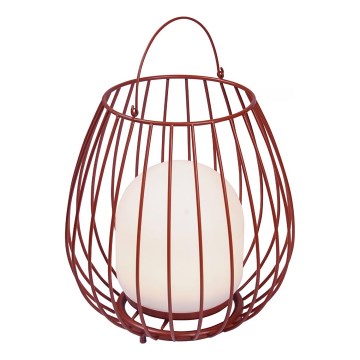 Nordlux - LED dimbare draagbare buitenlamp JIM TO-GO LED/3W/3,7V IP54 5000 mAh rood