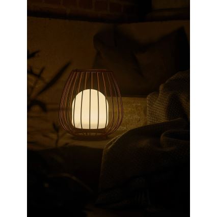 Nordlux - LED dimbare draagbare buitenlamp JIM TO-GO LED/3W/3,7V IP54 5000 mAh rood