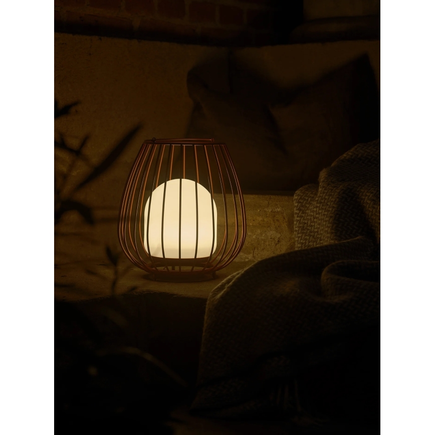 Nordlux - LED dimbare draagbare buitenlamp JIM TO-GO LED/3W/3,7V IP54 5000 mAh rood