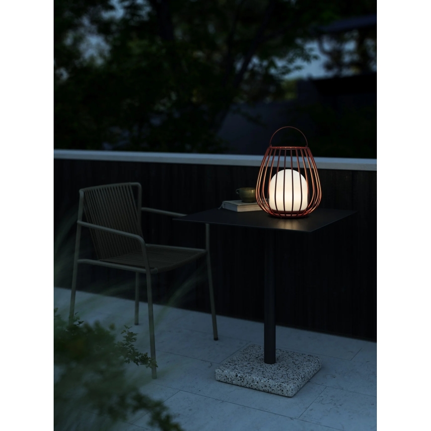 Nordlux - LED dimbare draagbare buitenlamp JIM TO-GO LED/3W/3,7V IP54 5000 mAh rood
