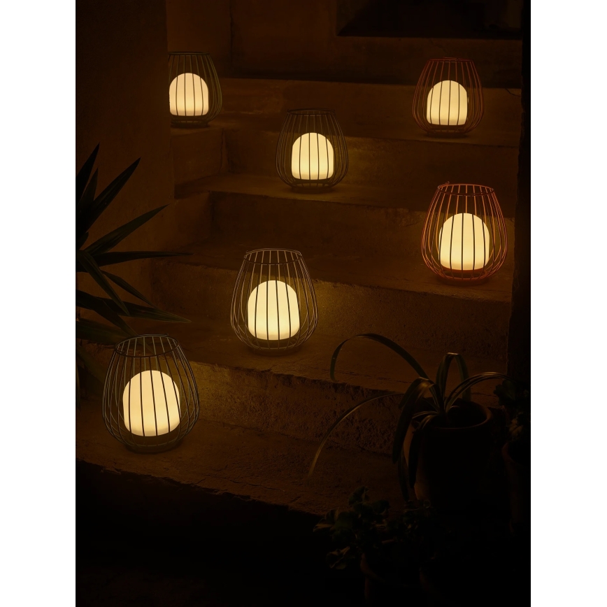 Nordlux - LED dimbare draagbare buitenlamp JIM TO-GO LED/3W/3,7V IP54 5000 mAh rood