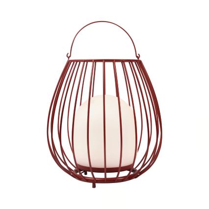 Nordlux - LED dimbare draagbare buitenlamp JIM TO-GO LED/3W/3,7V IP54 5000 mAh rood