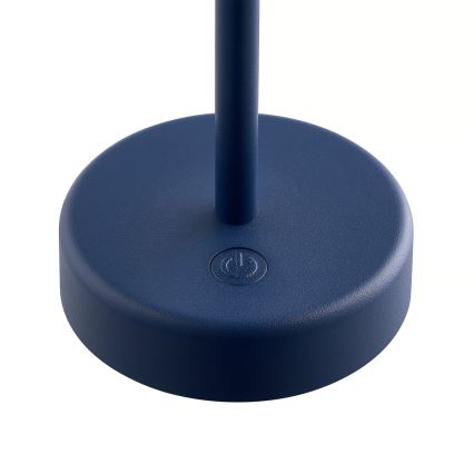 Nordlux - ELLEN LED oplaadbare dimbare tafellamp voor buiten met aanraakbediening LED/2,8W/3,7V 2200 mAh IP44 blauw