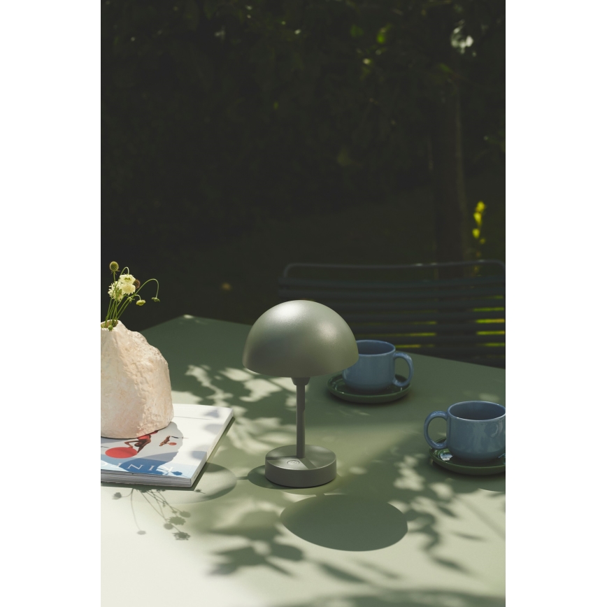 Nordlux - LED Dimbare Oplaadbare Buiten Tafel Lamp ELLEN LED/2,8W/3,7V IP44 groen