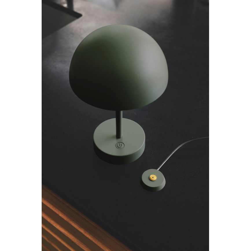Nordlux - LED Dimbare Oplaadbare Buiten Tafel Lamp ELLEN LED/2,8W/3,7V IP44 groen