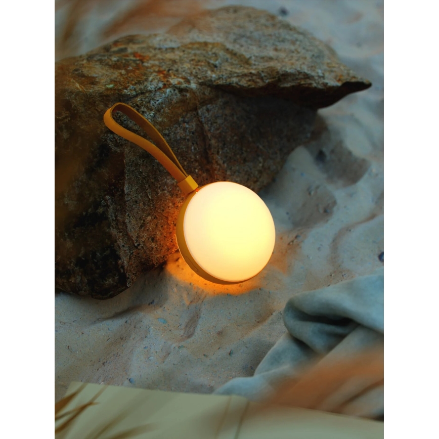 Nordlux - LED draagbare oplaadbare lamp LED/1W/3,7V IP54 geel