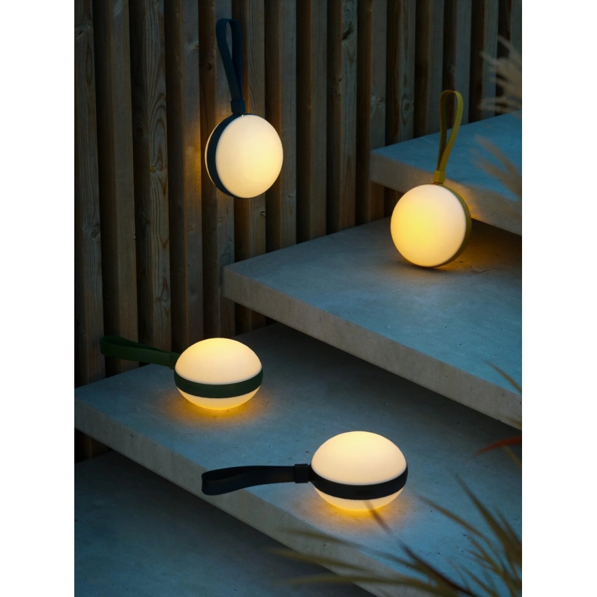 Nordlux - LED draagbare oplaadbare lamp LED/1W/3,7V IP54 geel