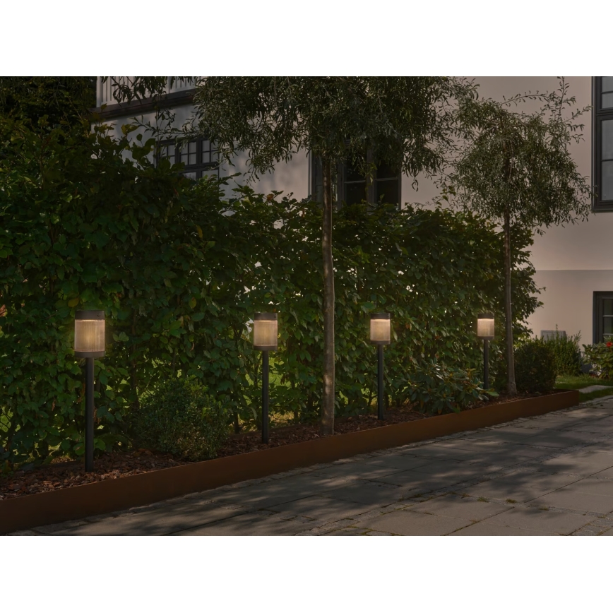 Nordlux - LED Solar lamp COUPAR LED/3,2W/5V 3000K IP44 zwart