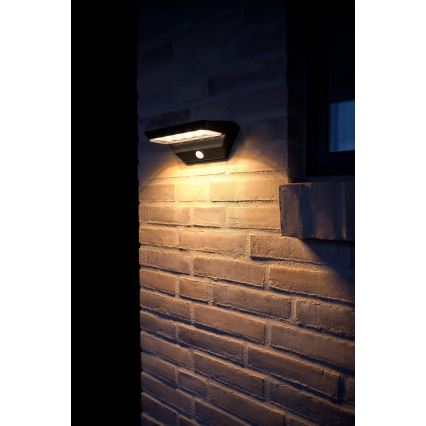 Nordlux - LED Solar wandlamp met sensor AGENA LED/5W/3,7V IP44 2200 mAh