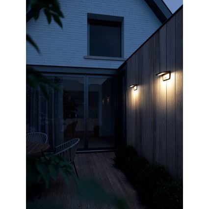 Nordlux - LED Solar wandlamp met sensor AGENA LED/5W/3,7V IP44 2200 mAh