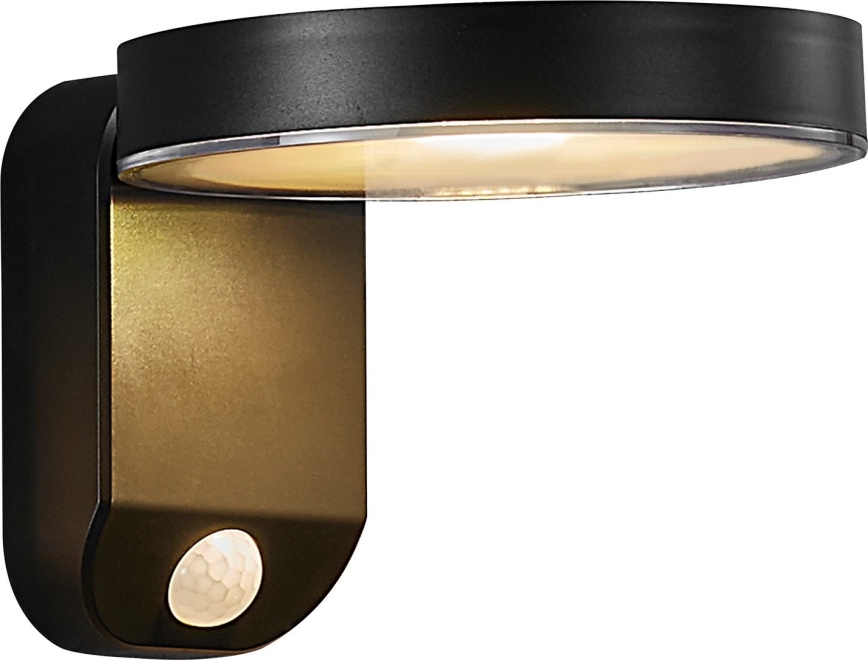 Nordlux - LED Solar wandlamp met sensor RICA LED/5W/3,7V IP44 2200 mAh rond