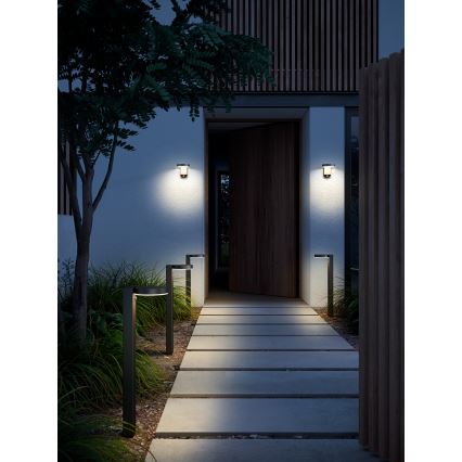Nordlux - LED Solar wandlamp met sensor RICA LED/5W/3,7V IP44 2200 mAh rond