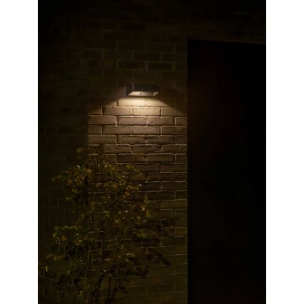 Nordlux - MARCELLIO LED-zonnelamp met sensor LED/5W/5V IP54 2200 mAh zwart