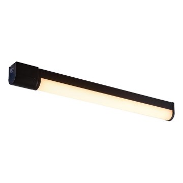 Nordlux - LED-spiegelverlichting met geïntegreerd stopcontact MALAIKA LED/15W/230V IP44 68,4cm zwart