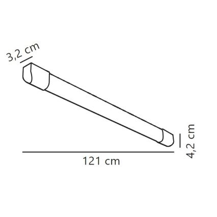 Nordlux - LED TL-buis ARLINGTON LED/18W/230V 121 cm