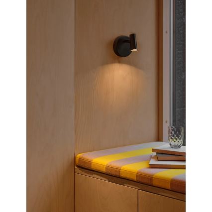 Nordlux - LED-wandspot OMARI LED/3,2W/230V zwart