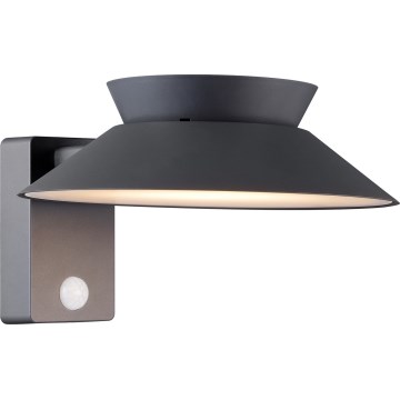 Nordlux - LED zonne-wandlamp met sensor JUSTINA LED/5W/3,7V IP44 1800 mAh