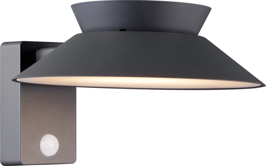 Nordlux - LED zonne-wandlamp met sensor JUSTINA LED/5W/3,7V IP44 1800 mAh