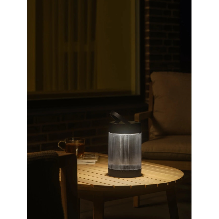 Nordlux - LED zonnelamp COUPAR LED/3,2W/3,7V zwart