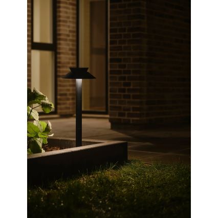 Nordlux - LED-zonnelamp met sensor LED/5W/3,7V IP44 zwart 60 cm
