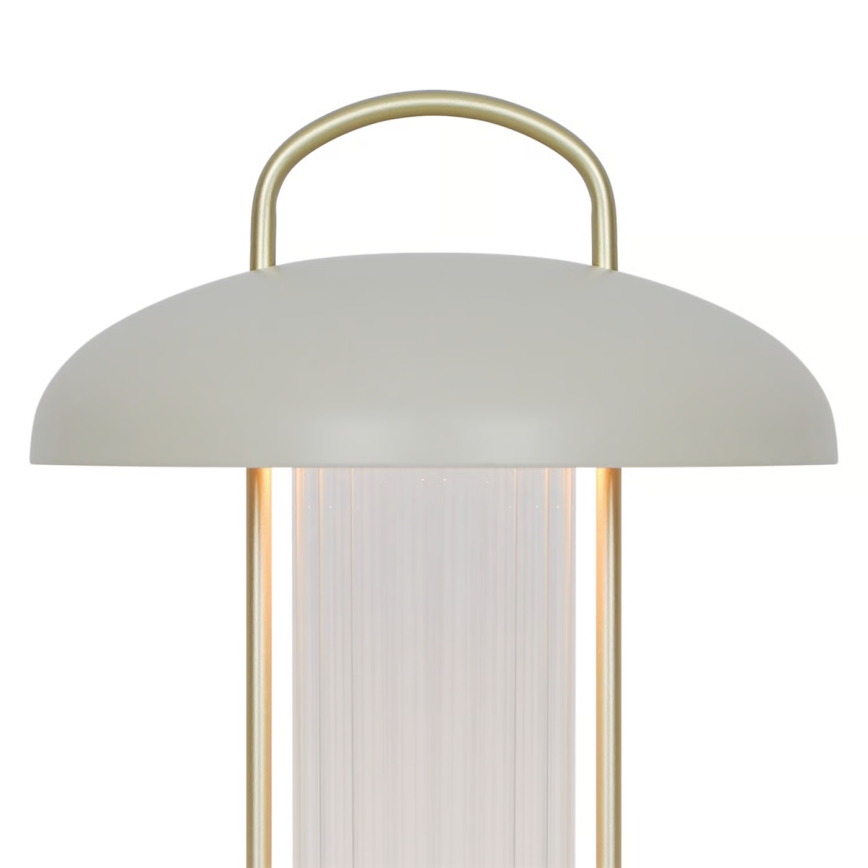 Nordlux - Dimbare oplaadbare aanraak-tafellamp MIRANO LED/3W/3,7V beige