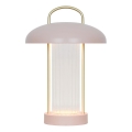 Nordlux - MIRANO LED tafellamp, dimbaar en oplaadbaar, met aanraakbediening, LED/3W/3,7V, roze