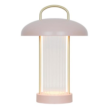 Nordlux - MIRANO LED tafellamp, dimbaar en oplaadbaar, met aanraakbediening, LED/3W/3,7V, roze