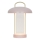 Nordlux - MIRANO LED tafellamp, dimbaar en oplaadbaar, met aanraakbediening, LED/3W/3,7V, roze