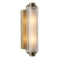 Nordlux - NIMAL spiegelverlichting voor badkamer 2xE14/25W/230V IP44 messing
