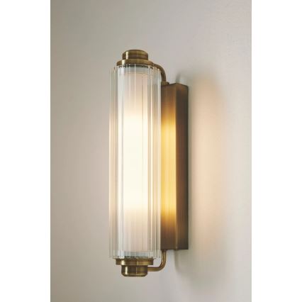 Nordlux - NIMAL spiegelverlichting voor badkamer 2xE14/25W/230V IP44 messing