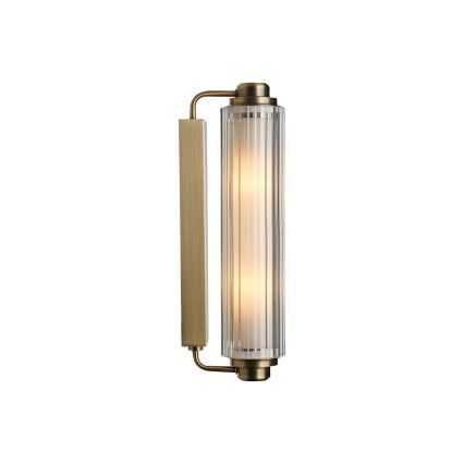 Nordlux - NIMAL spiegelverlichting voor badkamer 2xE14/25W/230V IP44 messing