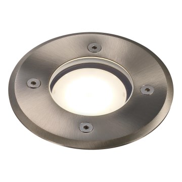 Nordlux - Oprit verlichting voor buiten PATO 1xGU10/35W/230V IP65 mat chroom rond
