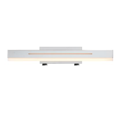 Nordlux - LED dimbare badkamerspiegelverlichting OTIS LED/14W/230V IP44 40 cm zilver
