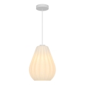 Nordlux - Pendellamp met kabel SALLINO 1xE27/15W/230V Ø 24 cm wit