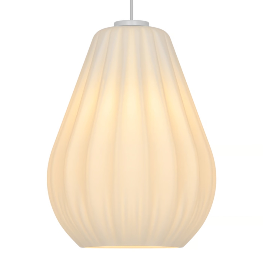 Nordlux - Pendellamp met kabel SALLINO 1xE27/15W/230V Ø 24 cm wit