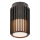 Nordlux - Plafondlamp voor buiten ALUDRA 1xE27/15W/230V diameter 12,4 cm zwart