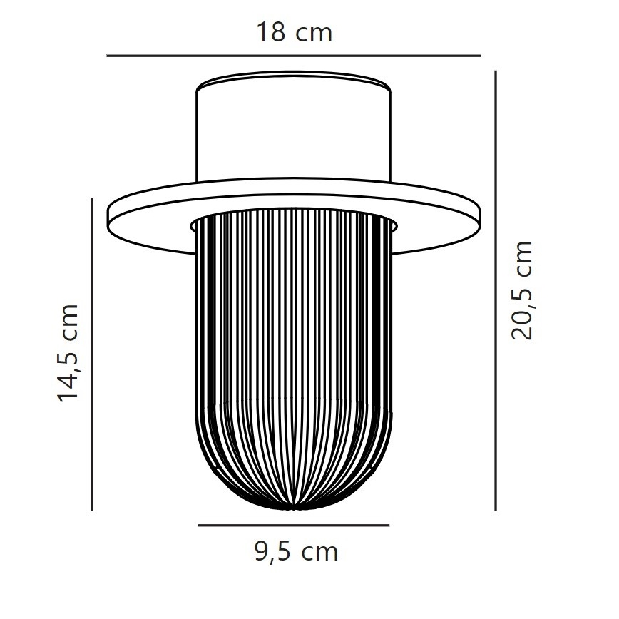 Nordlux - Plafondlamp voor buiten JANUKA 1xE27/60W/230V IP54 wit