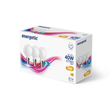 Nordlux - Set van 3 LED-lampen G45 E14/4W/230V 2700K