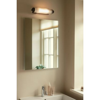 Nordlux - Spiegelverlichting NIMAL voor de badkamer 2xE14/25W/230V IP44 zwart