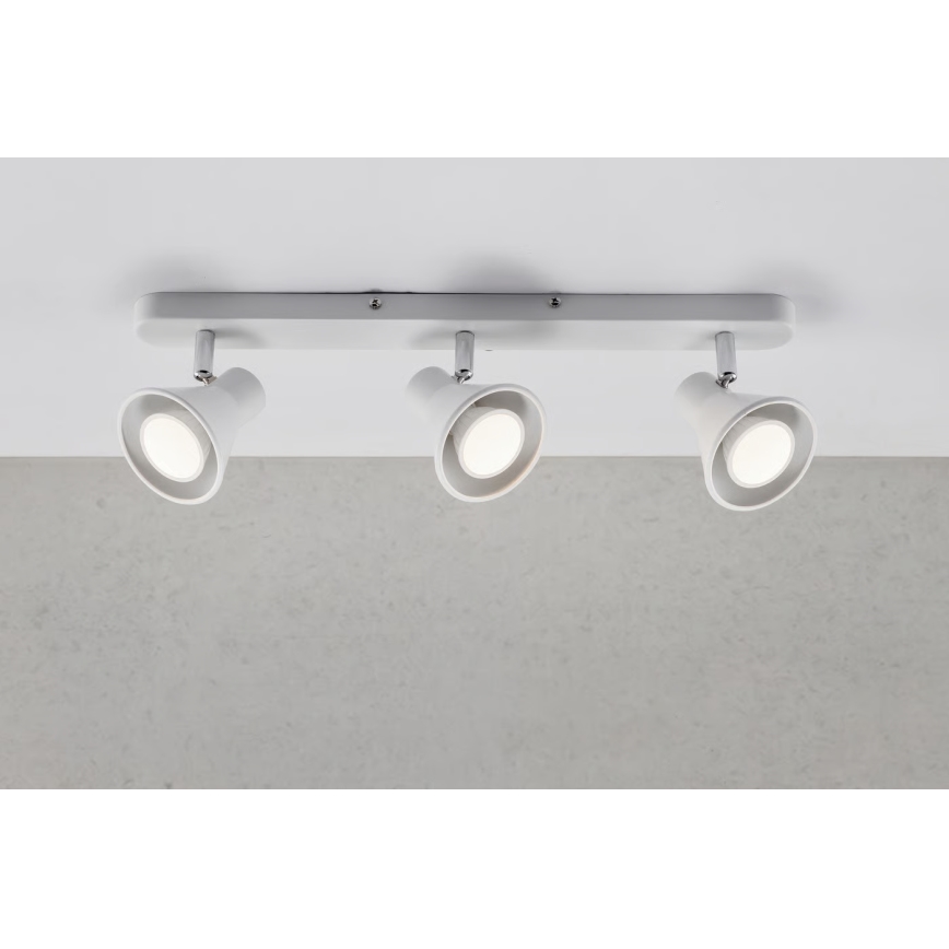 Nordlux - Spotarmatuur EIK 3xGU10/35W/230V wit