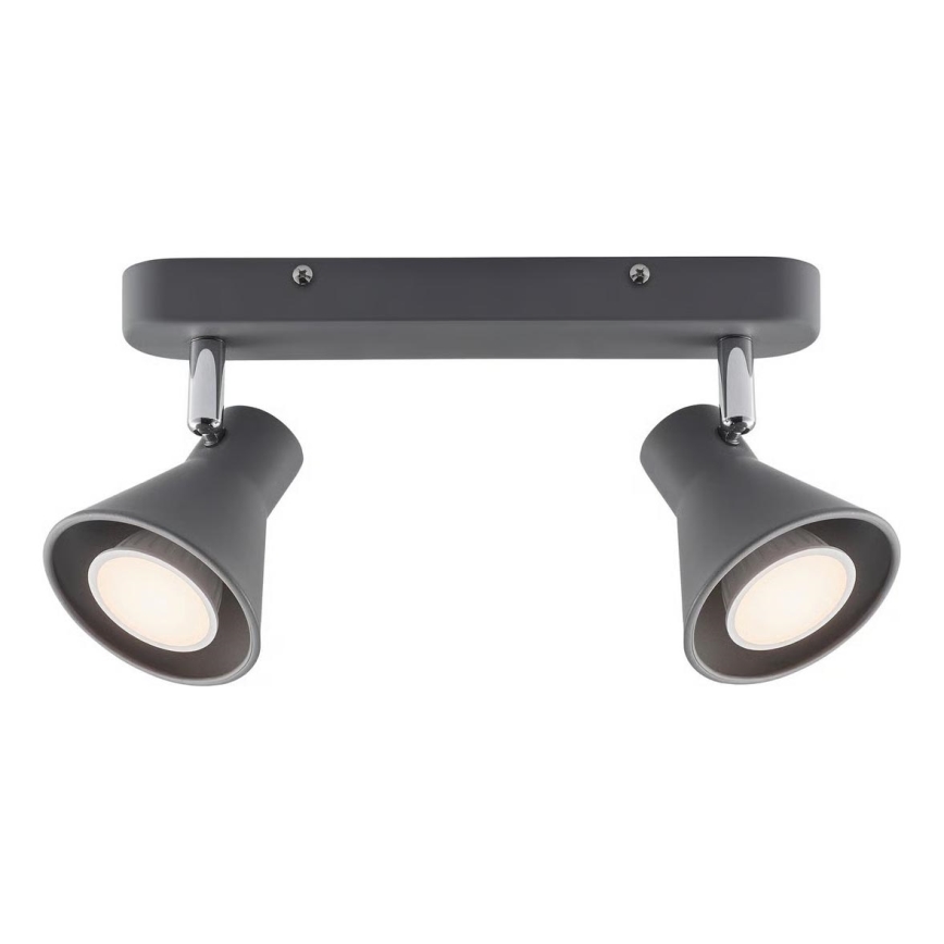 Nordlux - Spotlamp EIK 2xGU10/35W/230V grijs