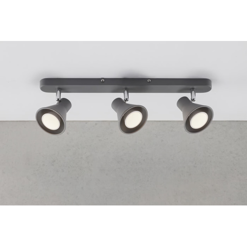 Nordlux - Spotlamp EIK 3xGU10/35W/230V grijs